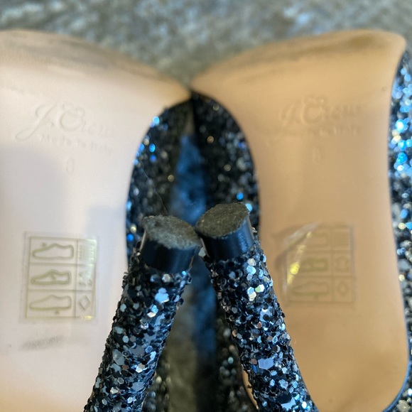 J. Crew Elsie pumps in gunmetal glitter - Picture 10 of 12